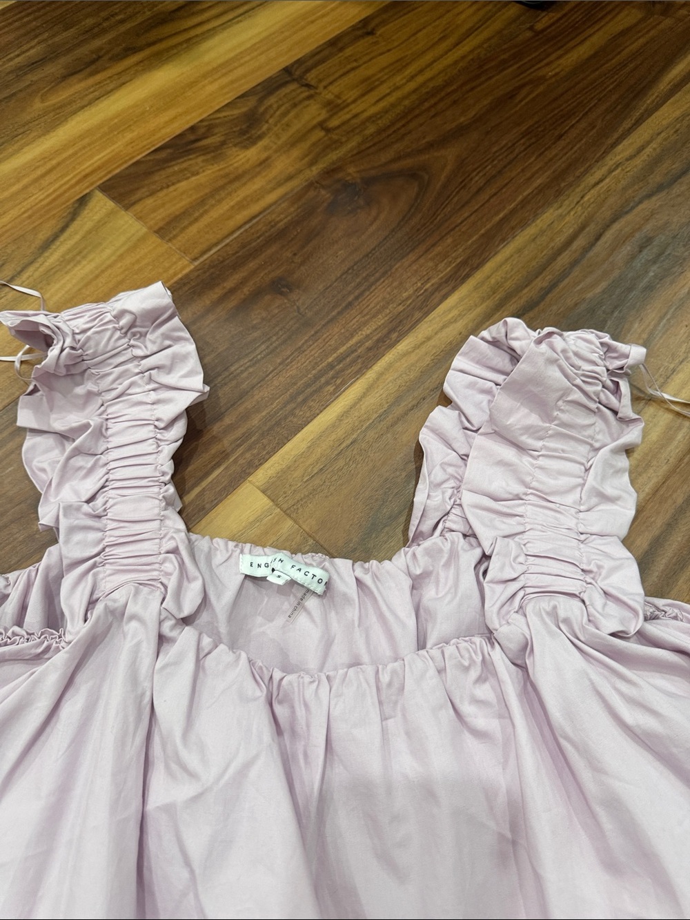 English Factory Ruffle Strap Tank Top - Picture 3 of 3